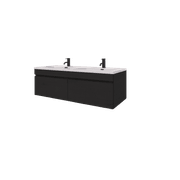 Code Lux 1500 Double Sink 2 Drawer Vanity - 5 Colours gallery detail image