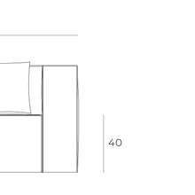 Block 3 Seater Sofa - Fossil Fawn gallery detail image