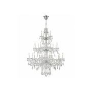 Bohemian Brilliance 24 Arm Crystal Chandelier- Chrome gallery detail image