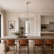 Bohemian Brilliance 7 Arm Crystal Chandelier- Chrome gallery detail image