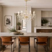 Bohemian Brilliance 7 Arm Crystal Chandelier- Gold gallery detail image