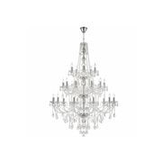 Bohemian Elegance 25 Light Crystal Chandelier- Chrome gallery detail image