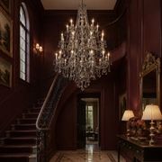 Bohemian Elegance 25 Light Crystal Chandelier- Smoke gallery detail image