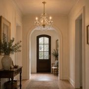 Bohemian Prague 4 Arm Crystal Chandelier - Brass Fixtures gallery detail image