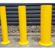Fixed Bollard with Base Plate Traffic Yellow - Various gallery detail image