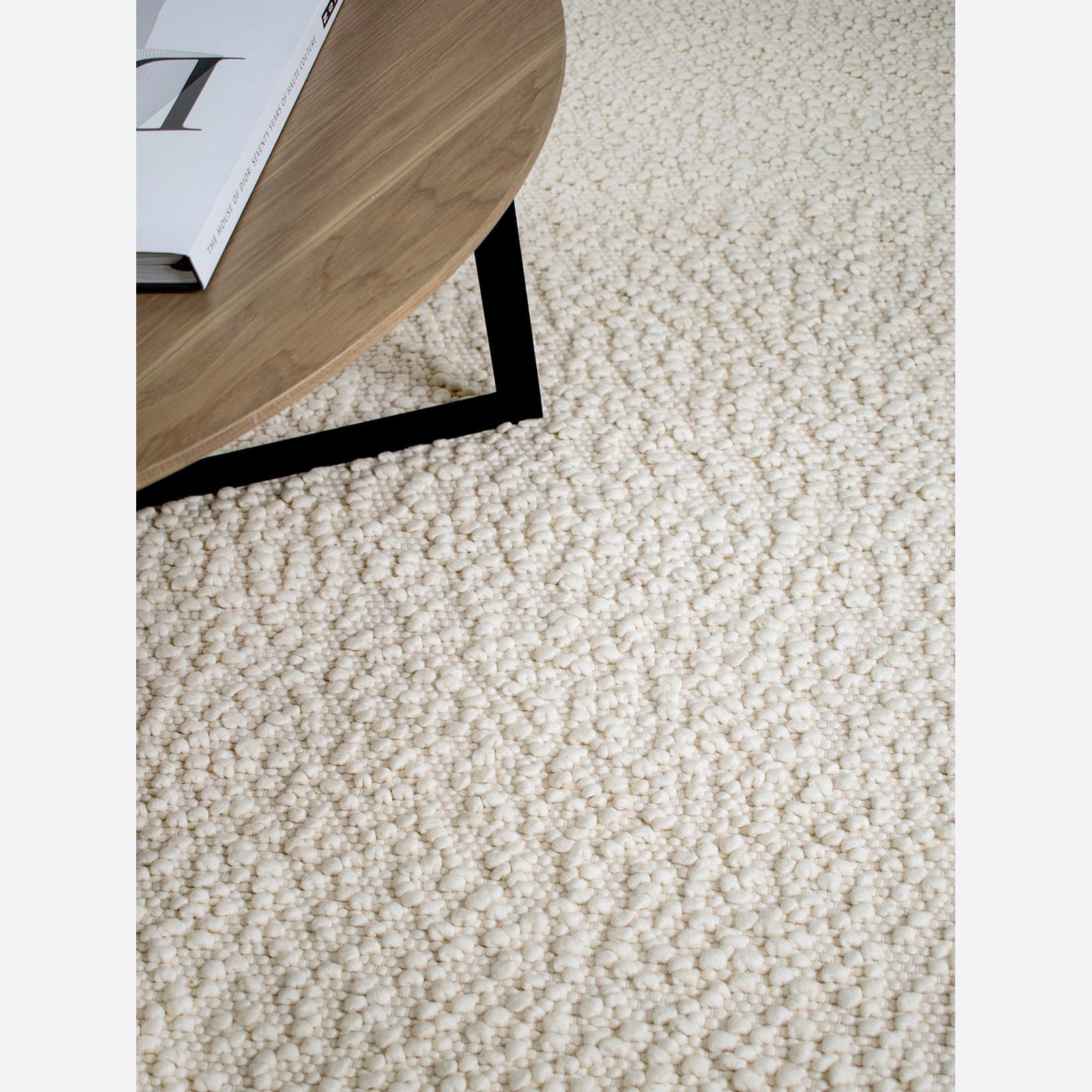 Boucle Rug | Ivory gallery detail image