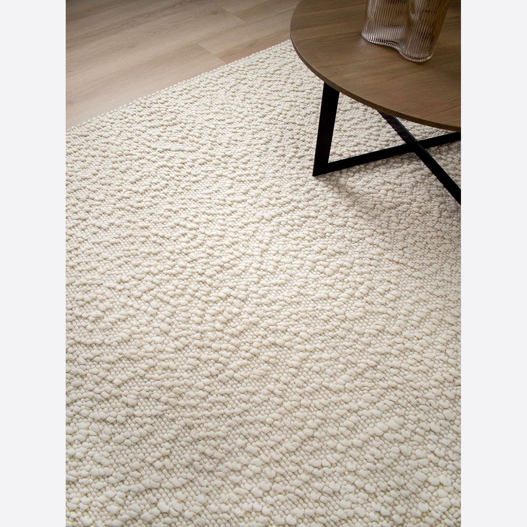 Boucle Rug | Ivory gallery detail image