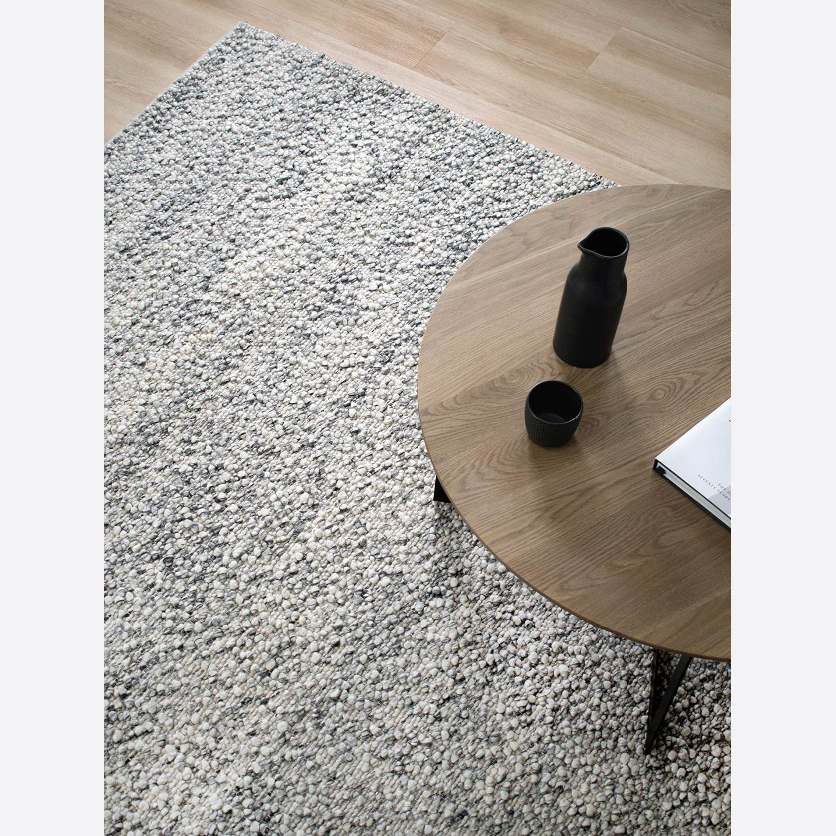 Boucle Rug | Smoke gallery detail image