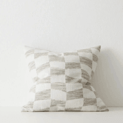 Weave Home Senso Cushion -Earth | Woven Check gallery detail image