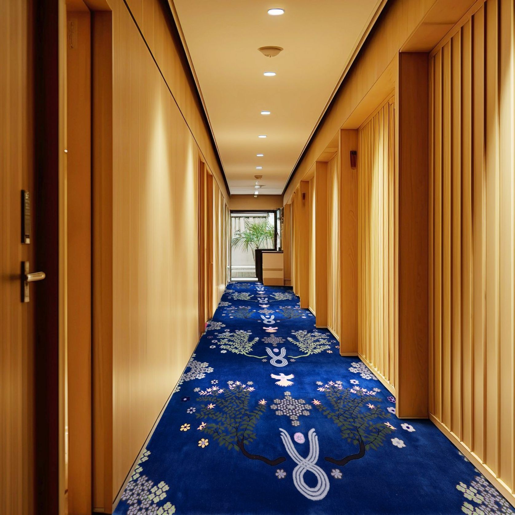 Emerald Garden Axminster Roll Carpet by Miranda Brown gallery detail image