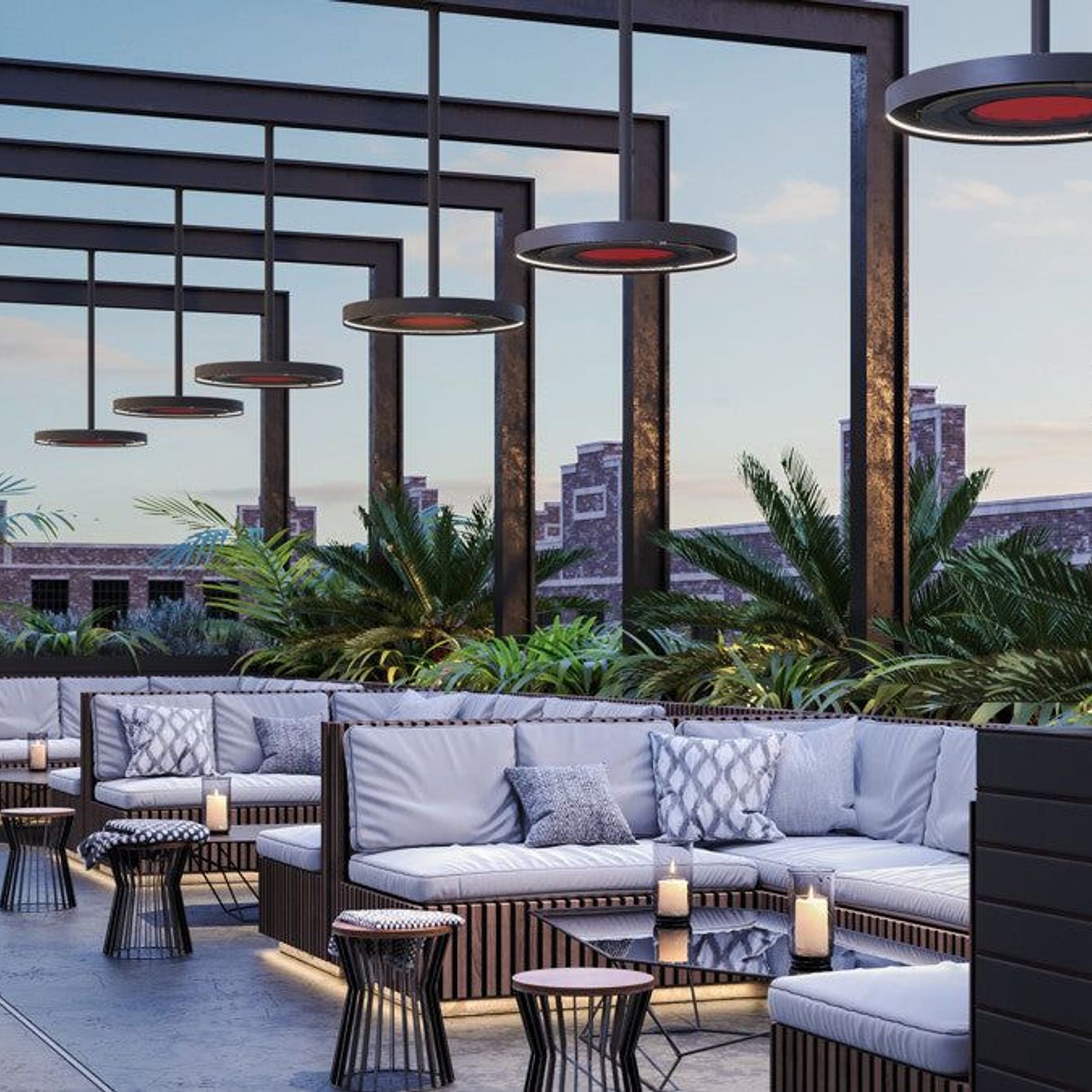 Bromic Eclipse Pendant Smart-Heat Electric Heater gallery detail image