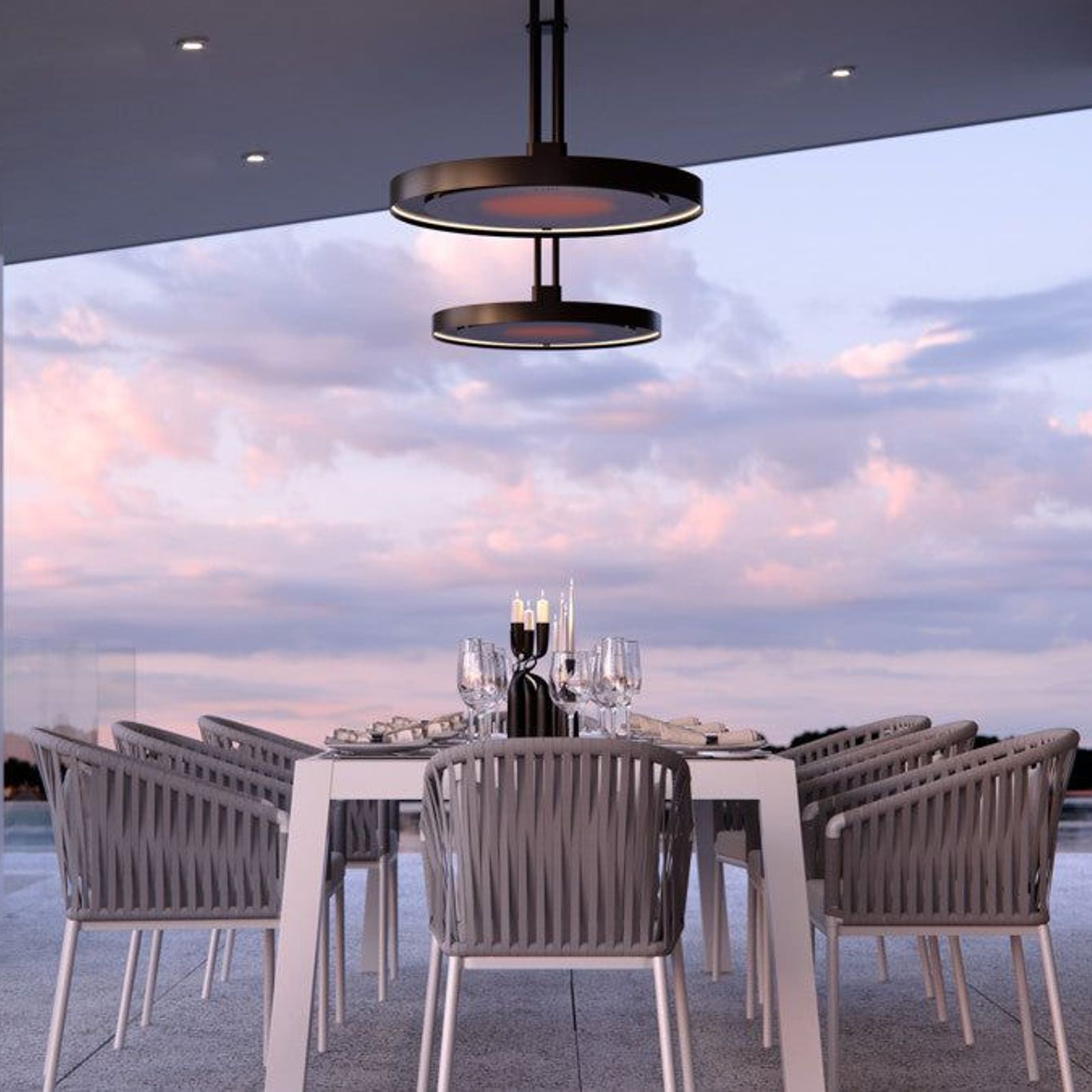 Bromic Eclipse Pendant Smart-Heat Electric Heater gallery detail image