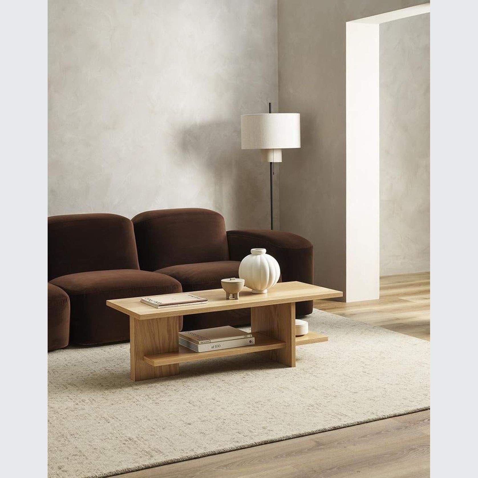 Baya Cadence 100% Wool  Floor Rug - Camel gallery detail image