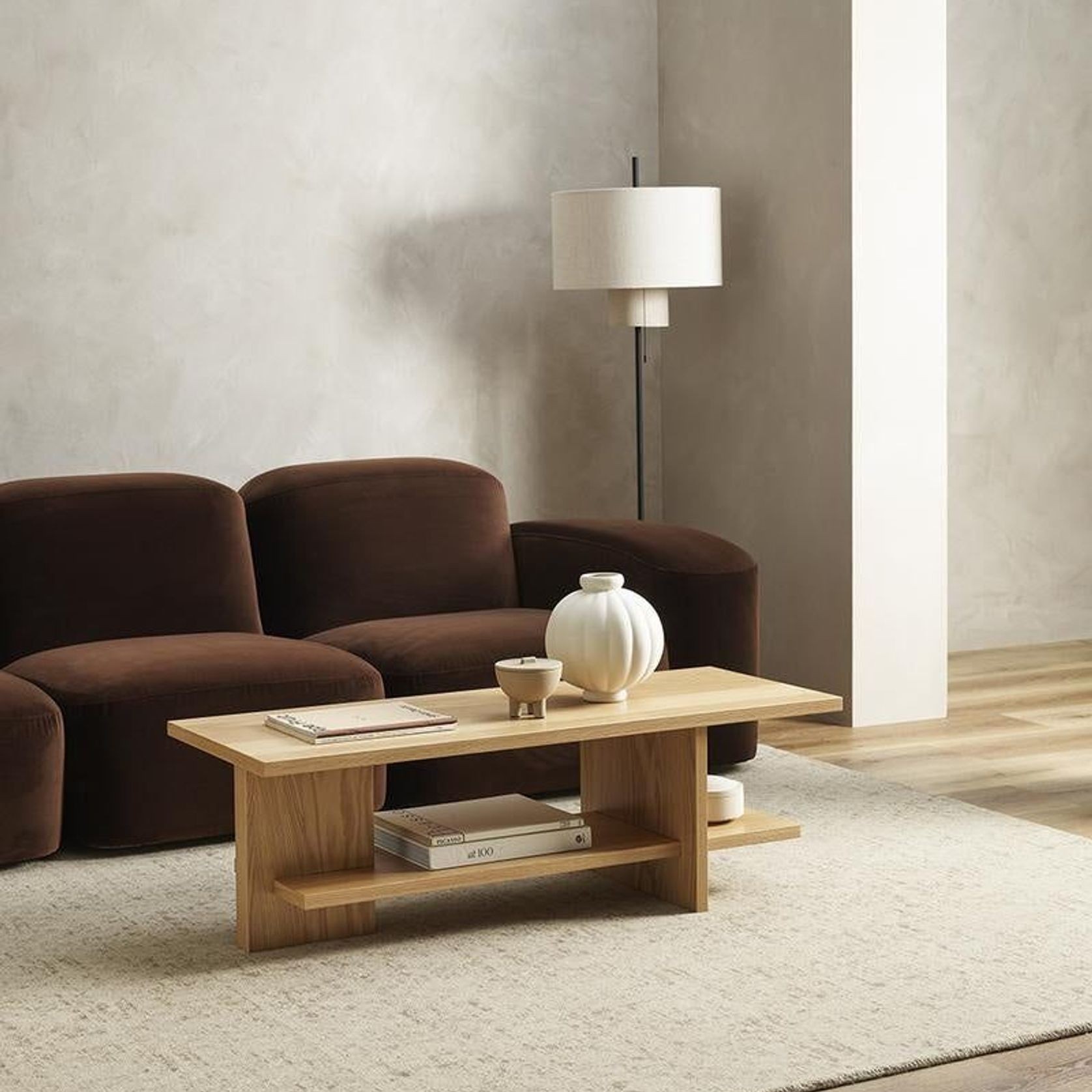 Baya Cadence 100% Wool Floor Rug - Camel gallery detail image