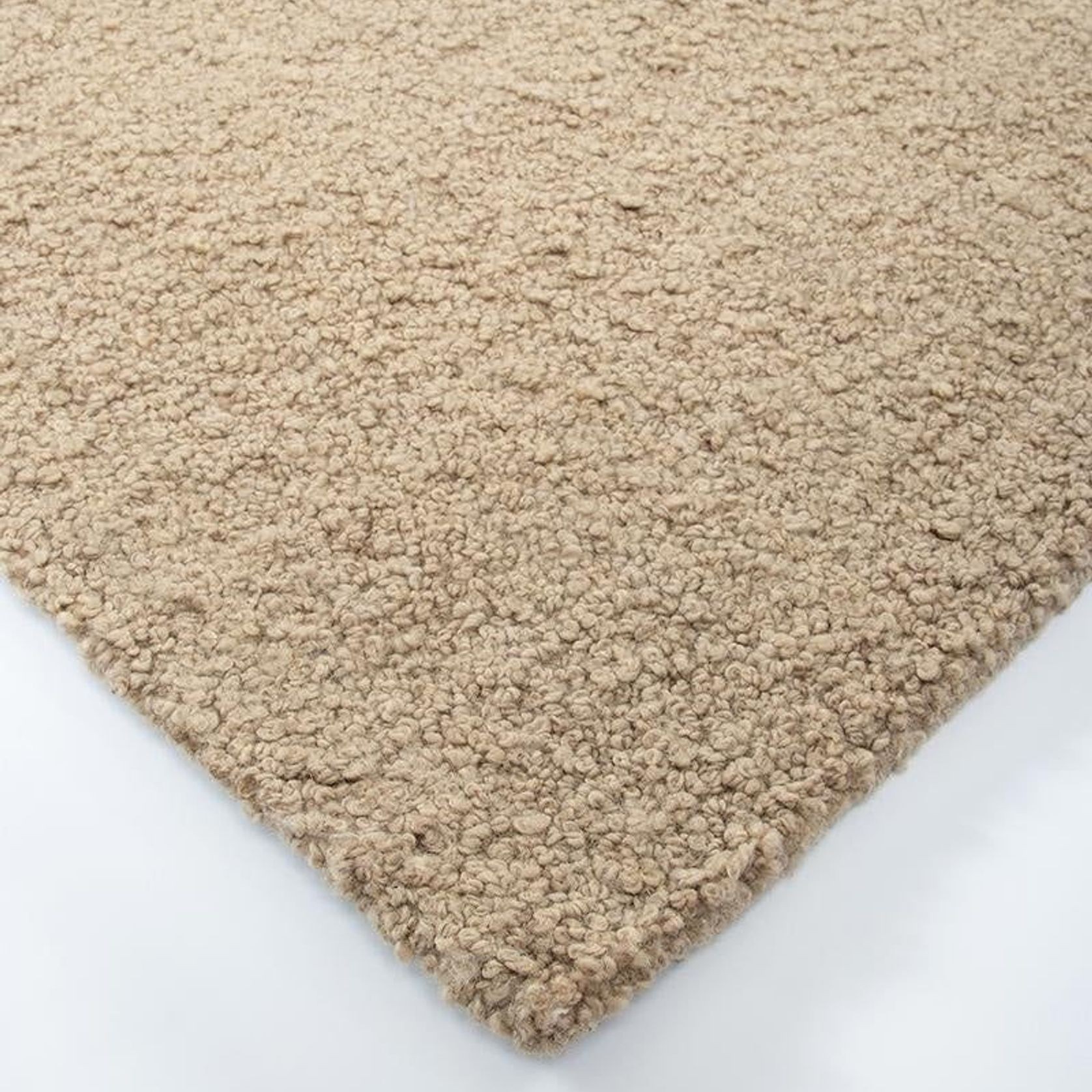 Baya Dorset NZ Wool Floor Rug - Biscuit gallery detail image
