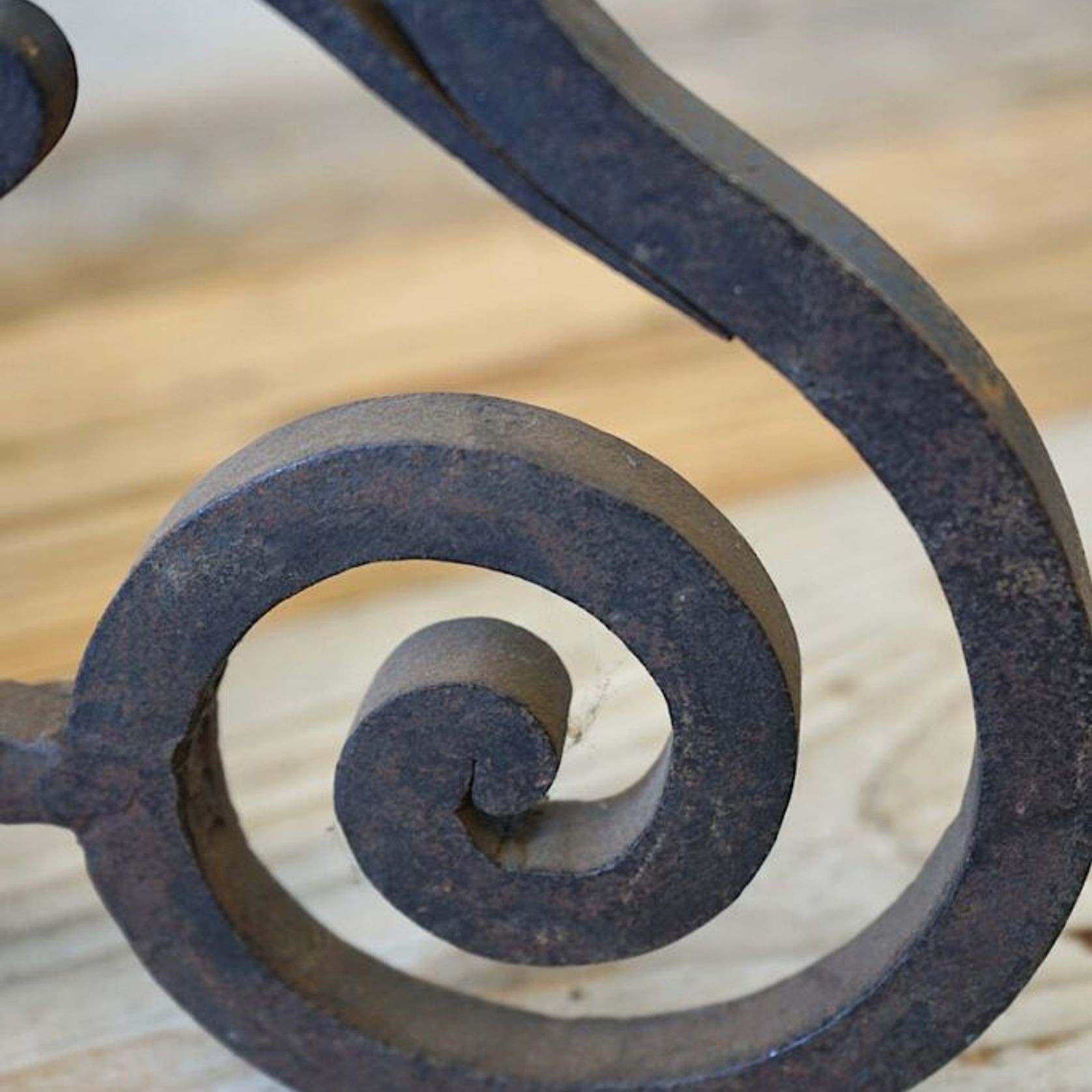 Large Italian Wrought-Iron Candlestick - 1400mm gallery detail image