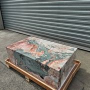 Block Coffee Table - Seasonal Pink Marble - Small | Natural Stone Co. gallery detail image