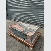 Block Coffee Table - Seasonal Pink Marble - Small | Natural Stone Co. gallery detail image
