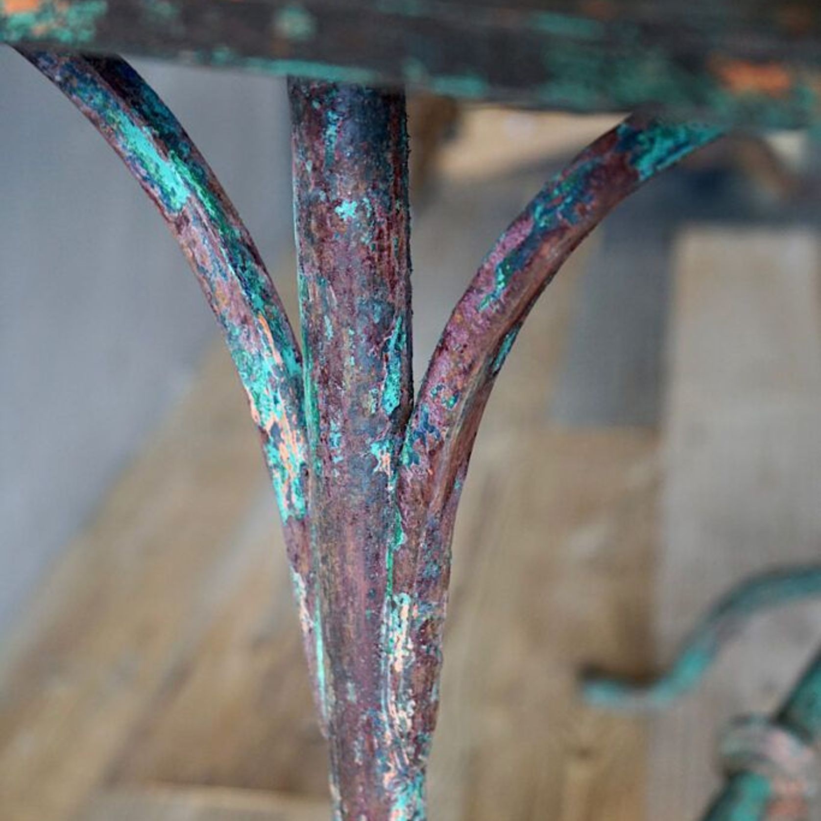 Italian Painted Metal Table gallery detail image