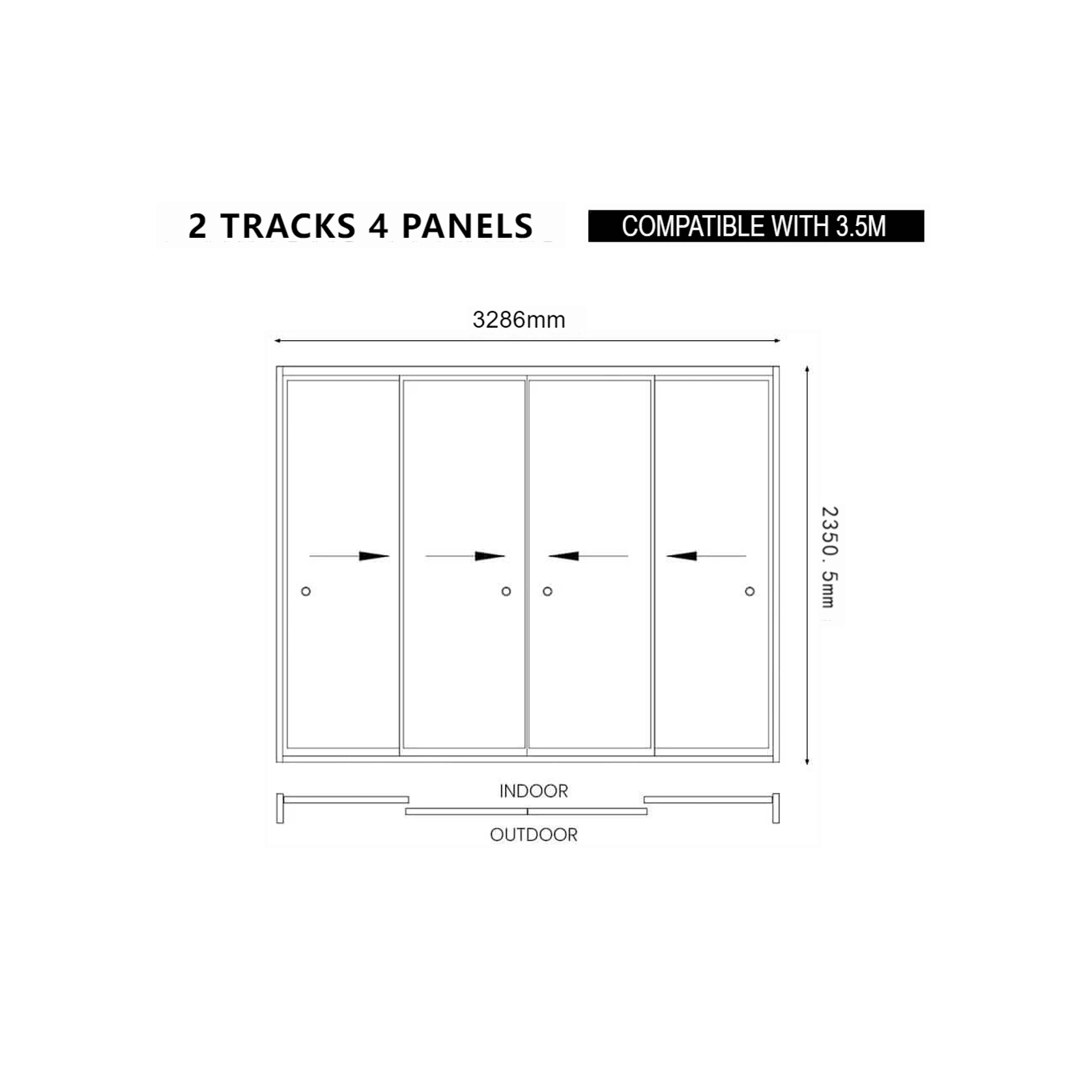 Glass Sliding Door For Caribbean & Atlantic Freestanding Pergola gallery detail image