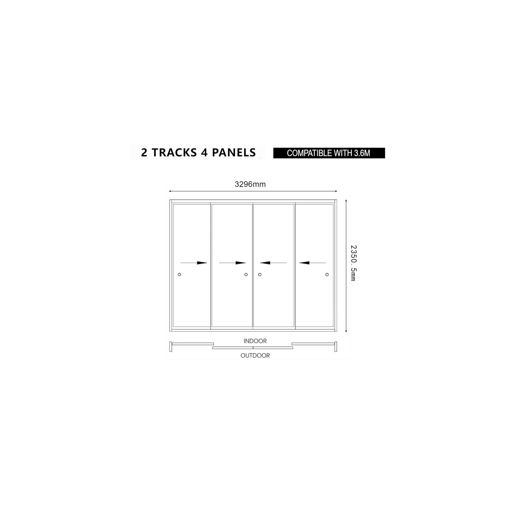 Frame Glass Sliding door for Caribbean & Atlantic & Cas gallery detail image