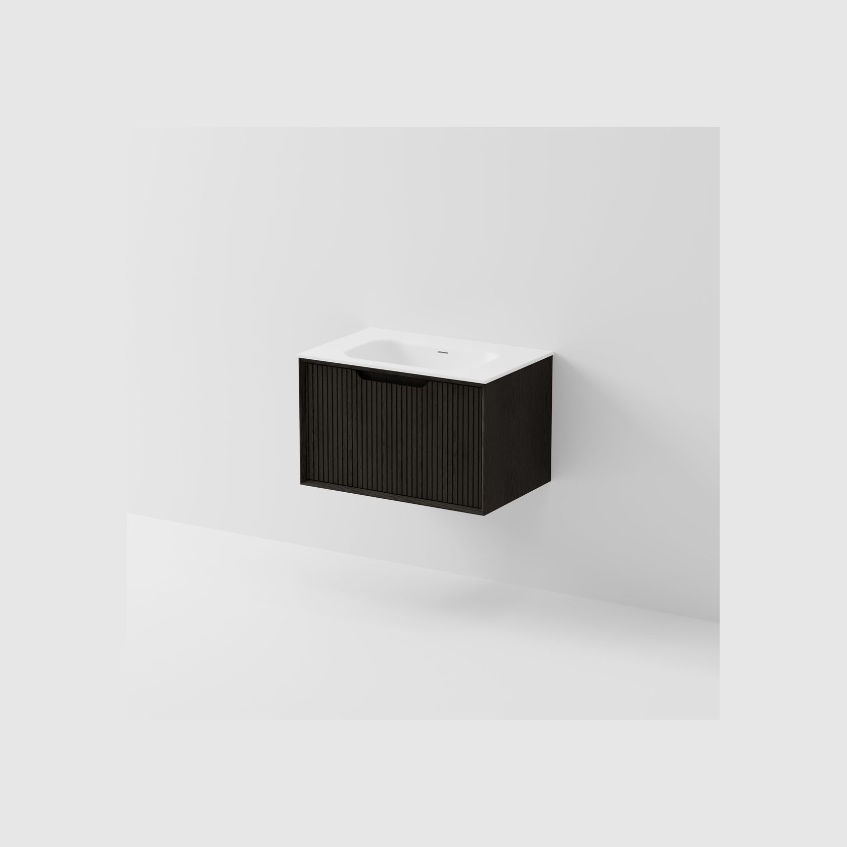 Aria 750 Wall Hung Vanity | Inset Basin gallery detail image