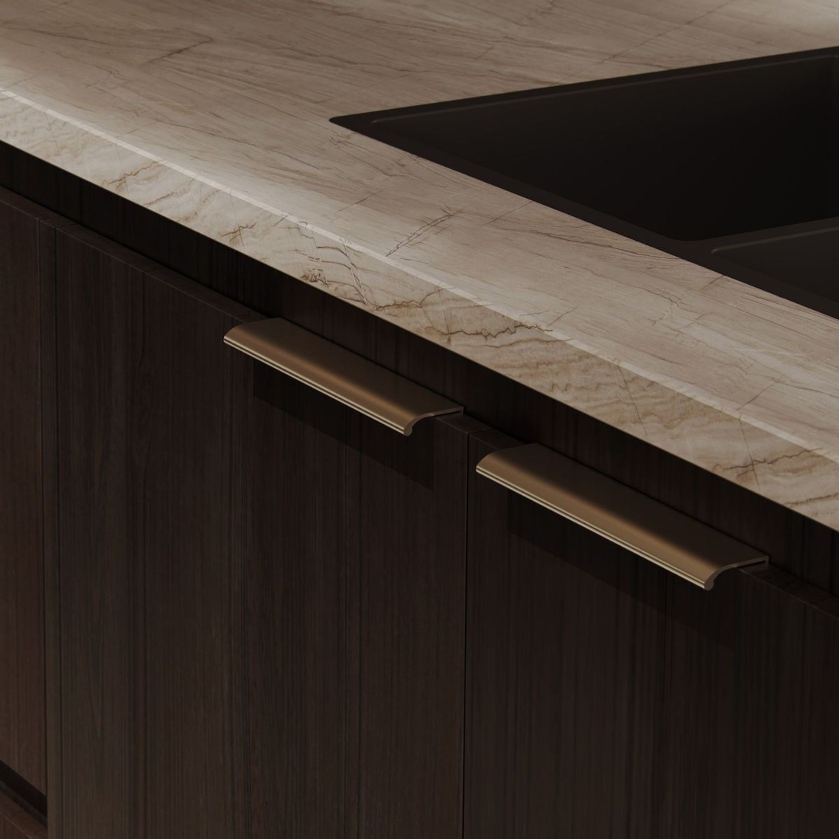 Buddy 200mm Edge Pull Handle gallery detail image