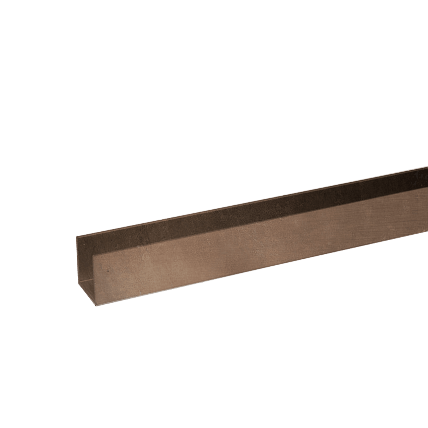 Buddy 18 x 18mm Shower Glass Channel Aged Brass Stable gallery detail image