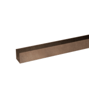 Buddy 18 x 18mm Shower Glass Channel Aged Brass Stable gallery detail image