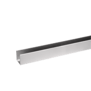 Buddy 18 x 18mm Shower Glass Channel Matt White gallery detail image
