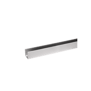 Buddy 18 x 18mm Shower Glass Channel Matt White gallery detail image