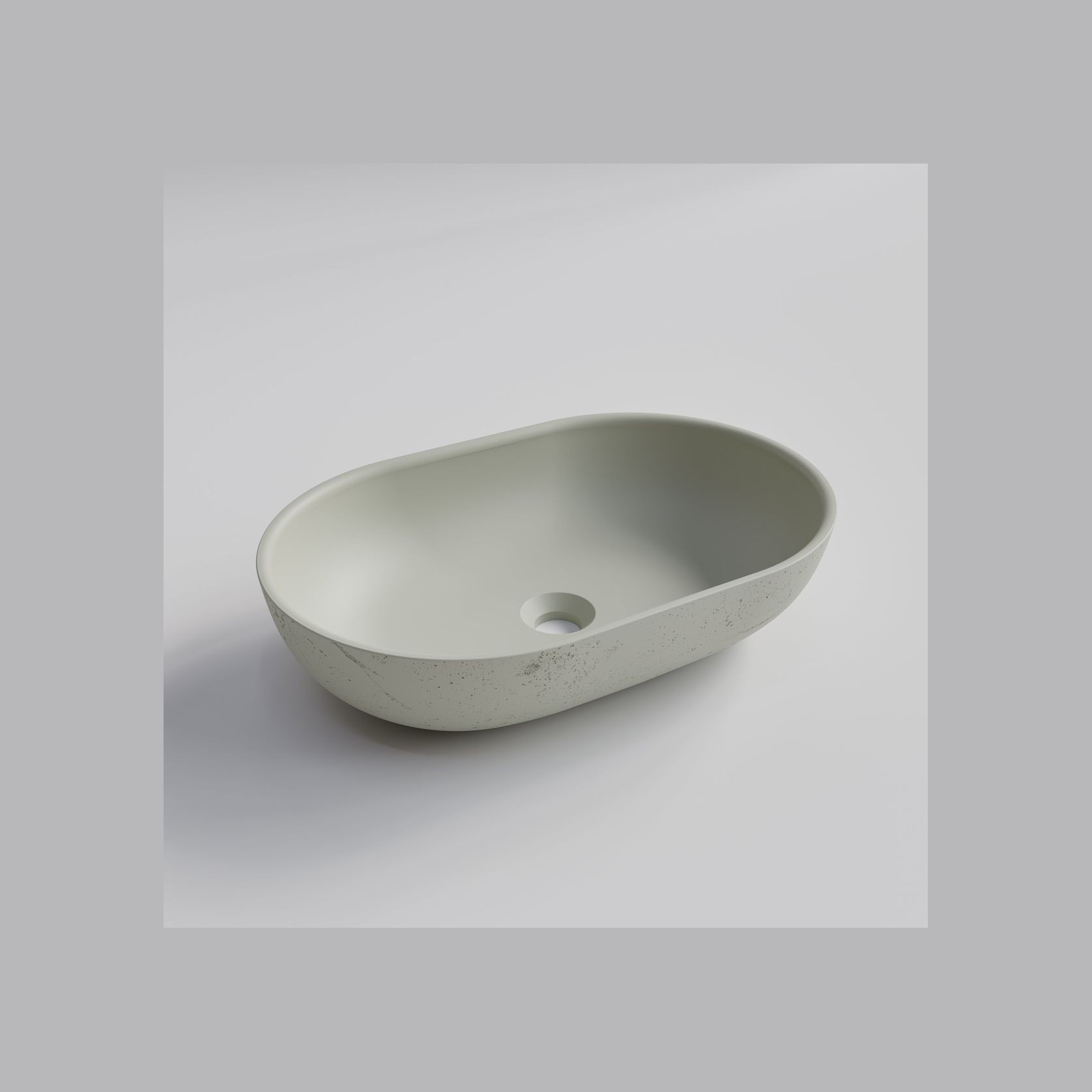 Cove 530 Oval Concrete Basin gallery detail image