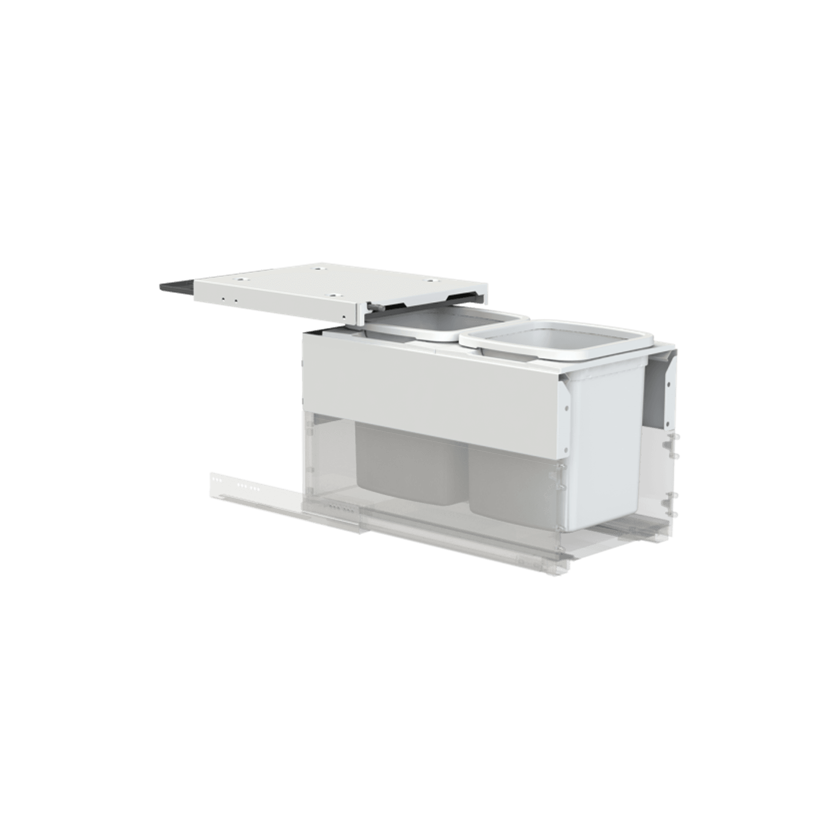 Concelo entro 2x13L for Blum LEGRABOX 350mm Silk White gallery detail image