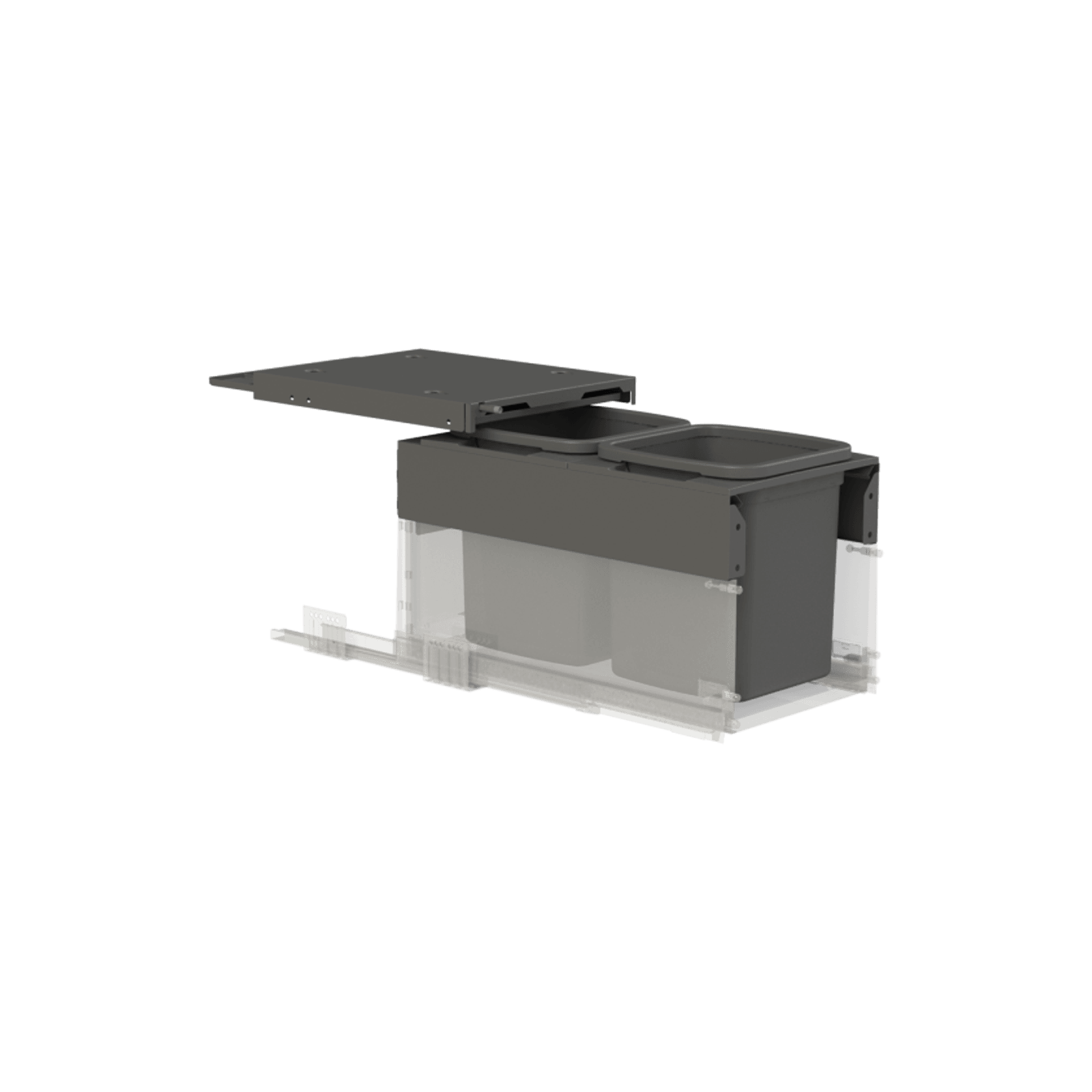 Concelo entro 2x13L for Blum MERIVOBOX 350mm Orion Grey gallery detail image