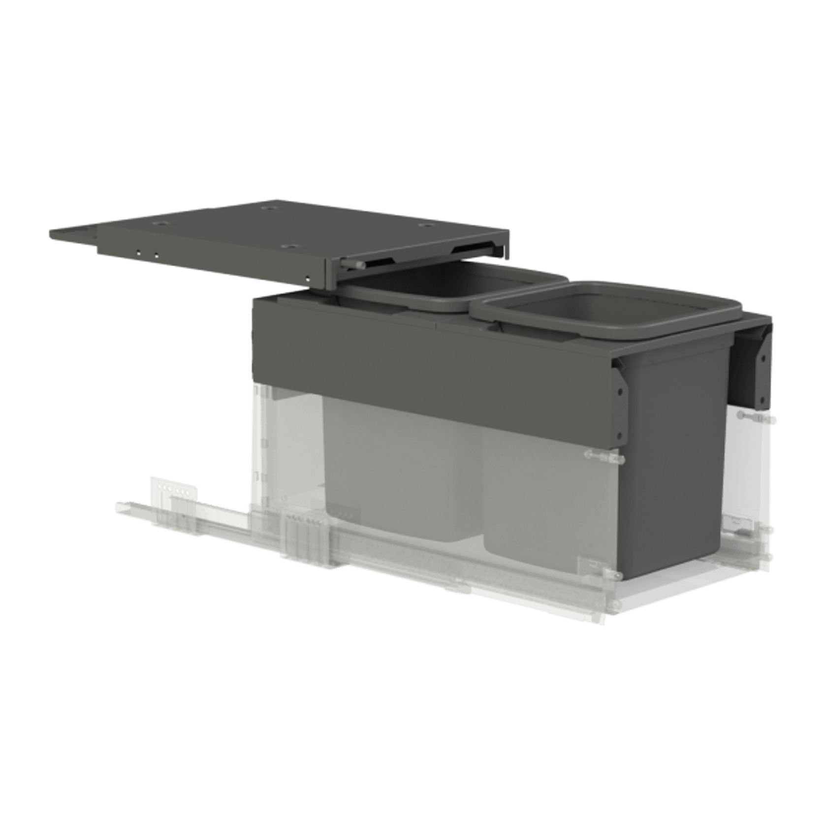 Concelo entro 2x13L for Blum MERIVOBOX 350mm Orion Grey gallery detail image