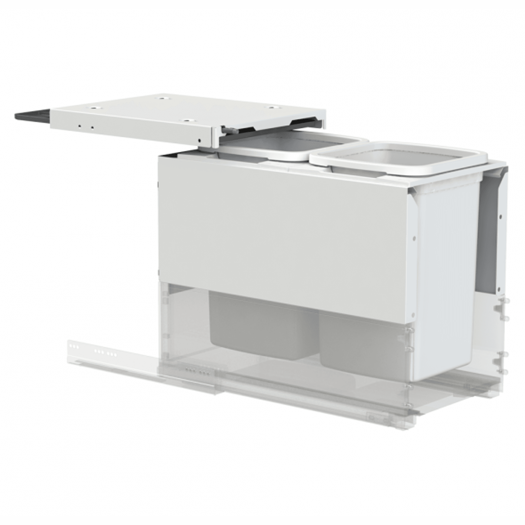 Concelo entro 2x16L for Blum LEGRABOX 350mm Silk White gallery detail image