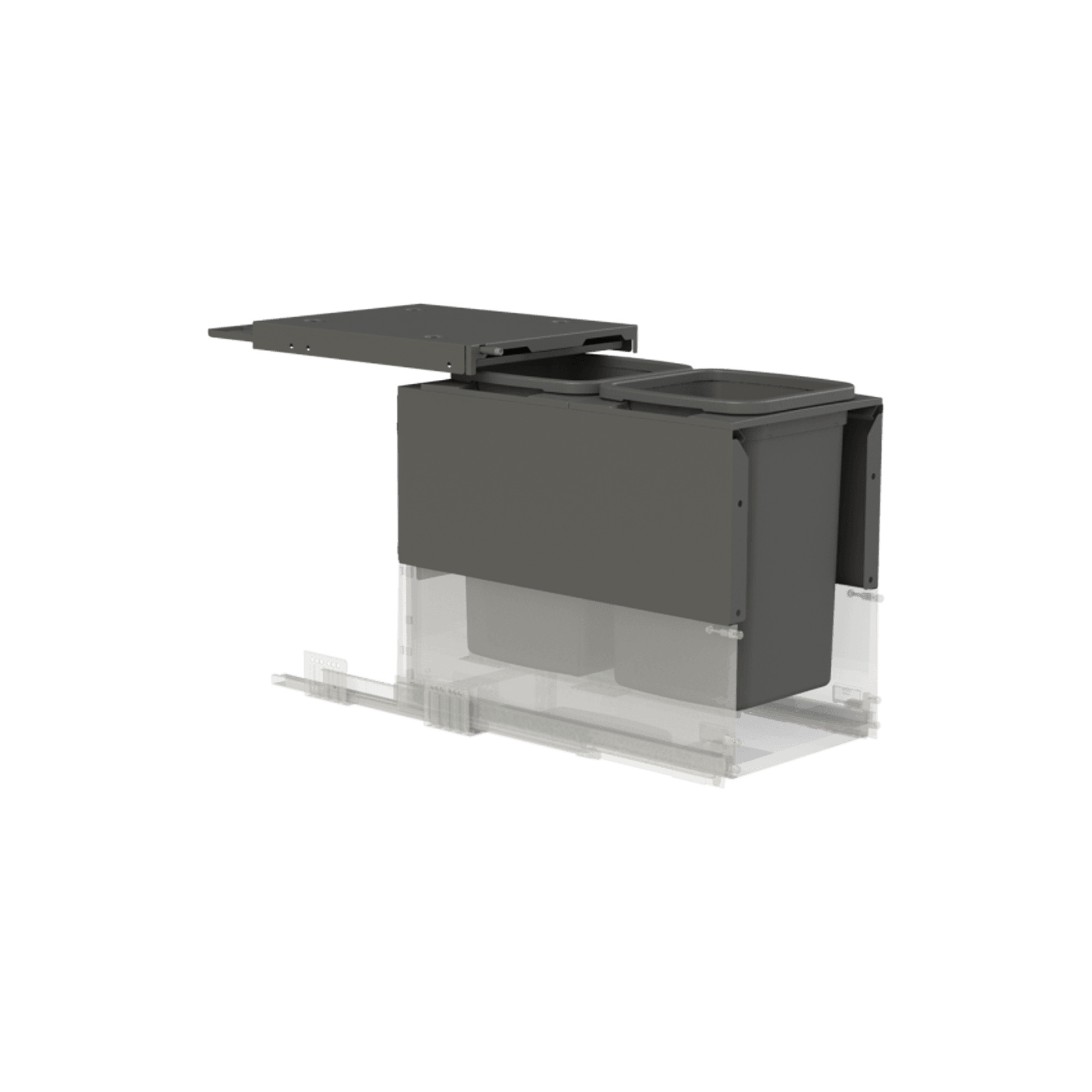 Concelo entro 2x16L for Blum MERIVOBOX 350mm Orion Grey gallery detail image