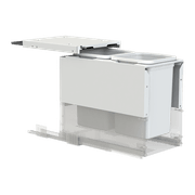 Concelo entro 2x16L for Blum MERIVOBOX 350mm Silk White gallery detail image