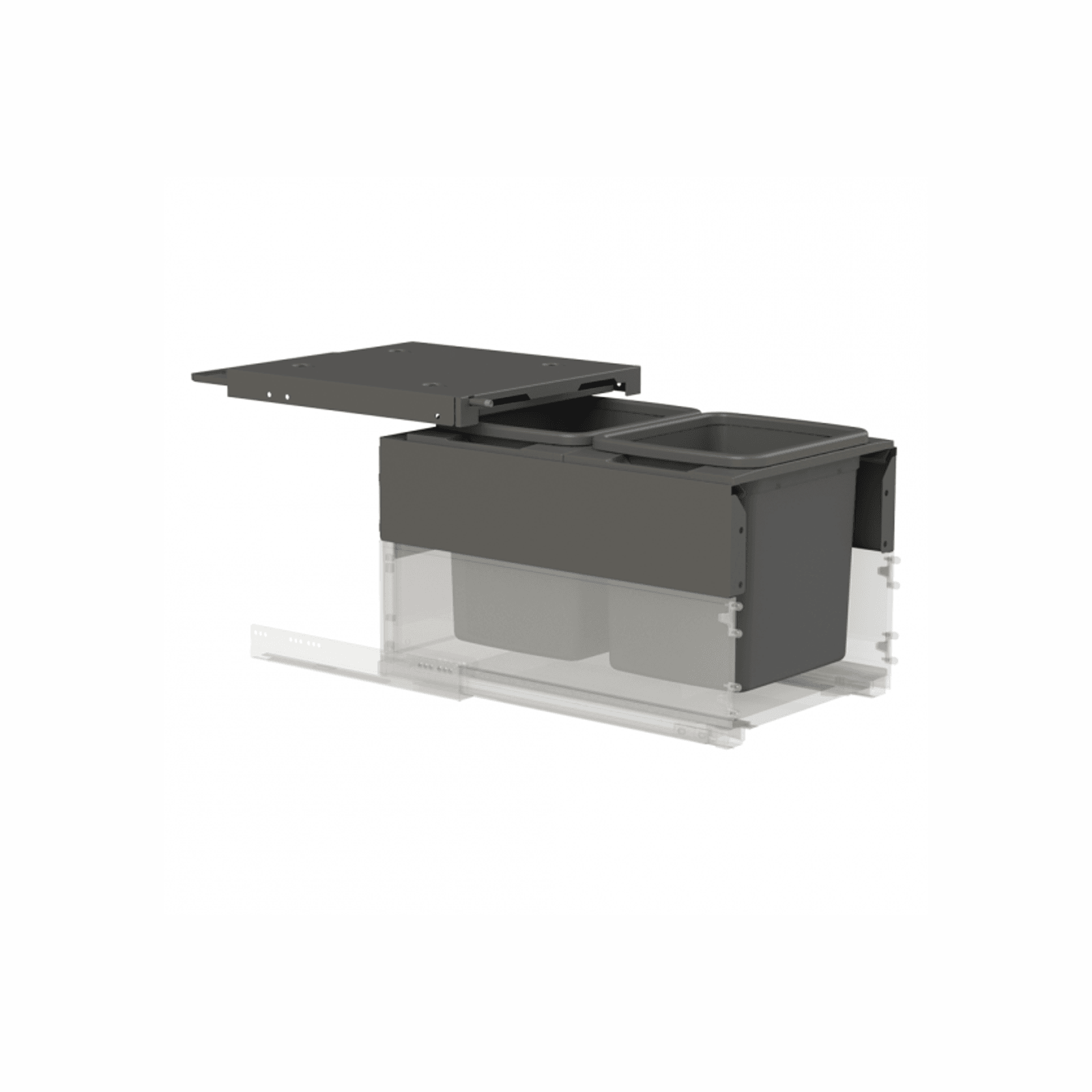 Concelo entro 2x15L for Blum LEGRABOX 400mm Orion Grey gallery detail image