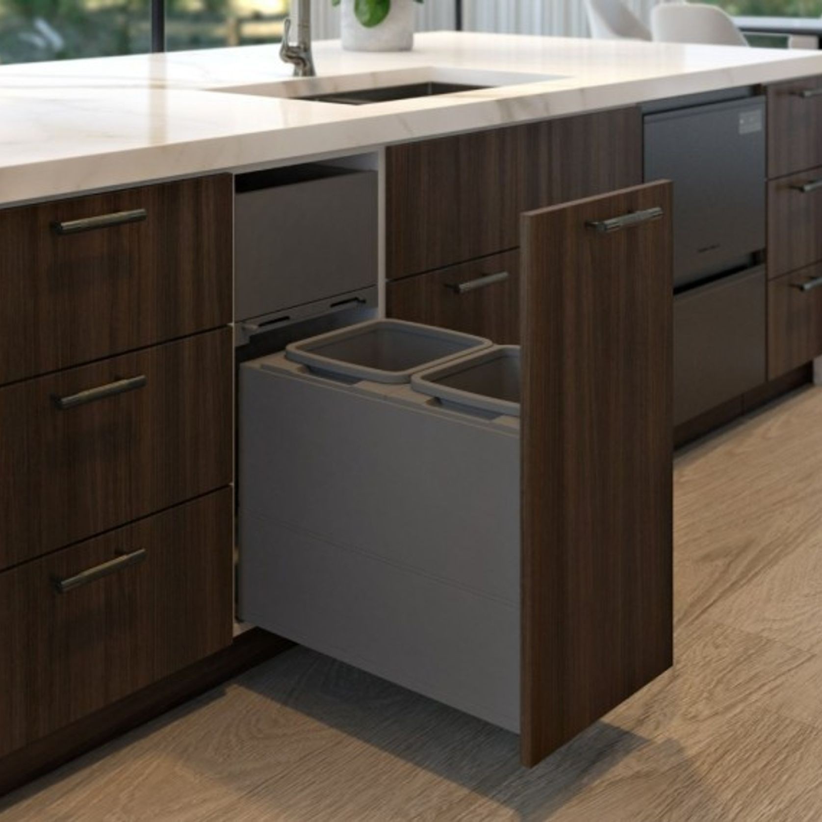 Concelo entro 2x20L for Blum LEGRABOX 400mm Orion Grey gallery detail image