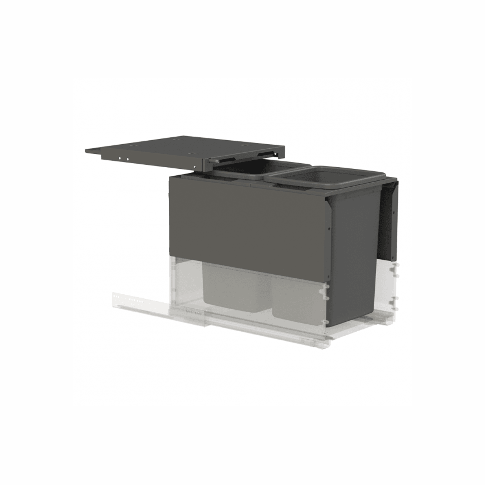 Concelo entro 2x20L for Blum LEGRABOX 400mm Orion Grey gallery detail image