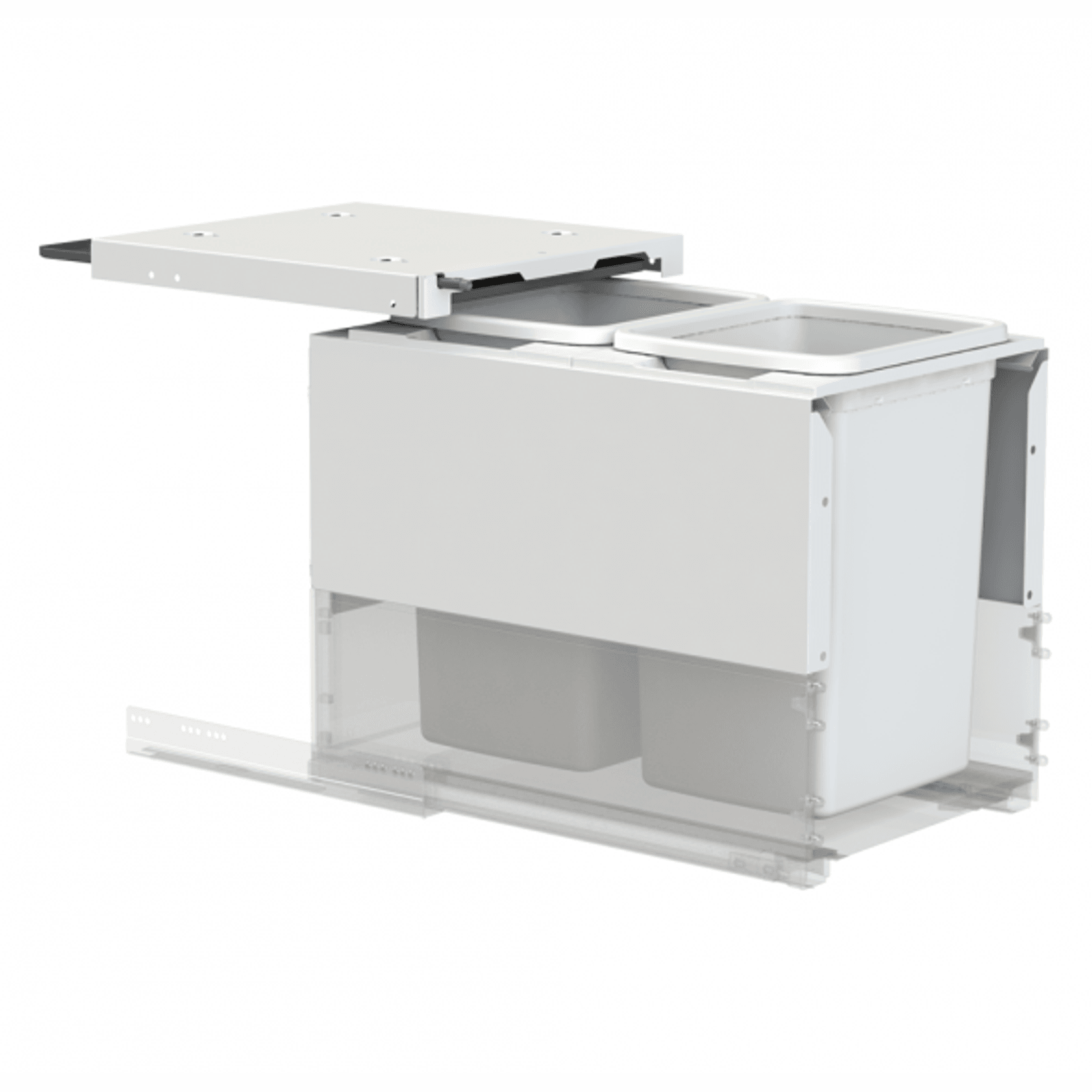 Concelo entro 2x20L for Blum LEGRABOX 400mm Silk White gallery detail image