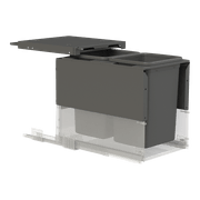 Concelo entro 2x20L for Blum MERIVOBOX 400mm Orion Grey gallery detail image