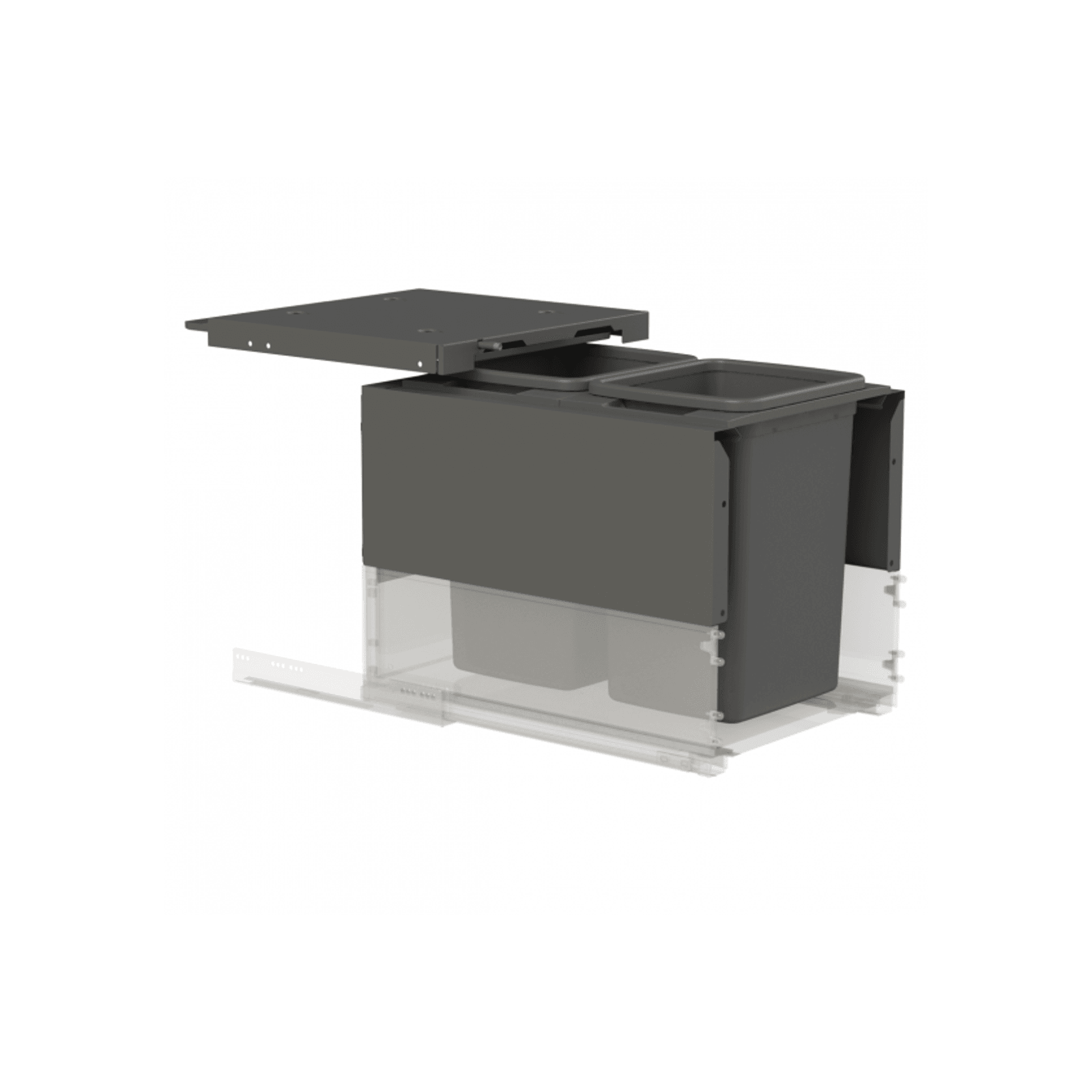 Concelo entro 2x20L for Blum LEGRABOX 450mm Orion Grey gallery detail image