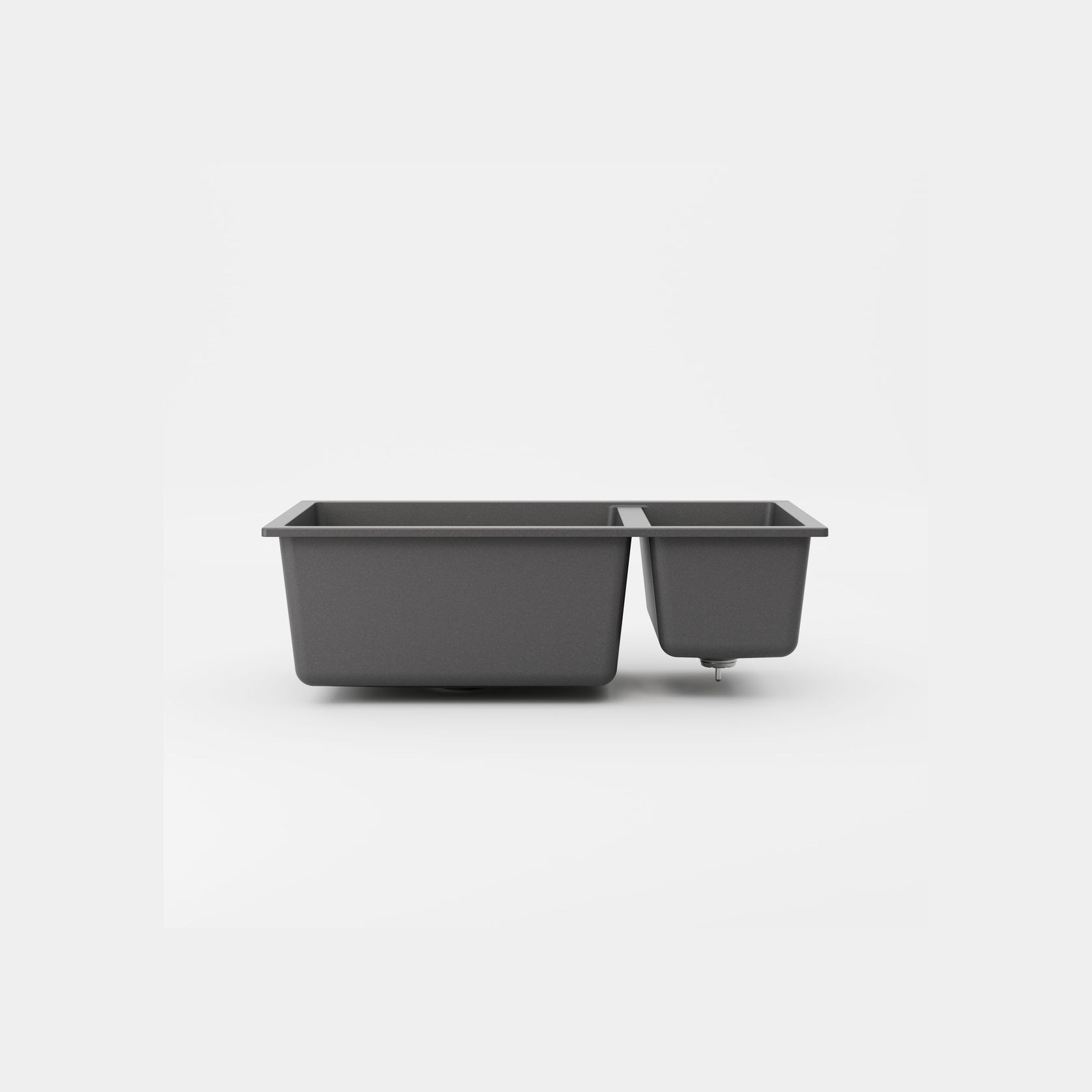 Aura 650 (450+200) Double Bowl Granite Sink gallery detail image