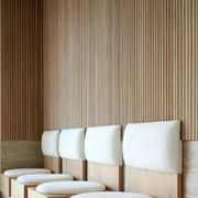 WOODFLEX® FLOW Flexible Wooden Wall Panel - Oak Veneer - 2700mm x 600mm - Half Round 37.5mm gallery detail image