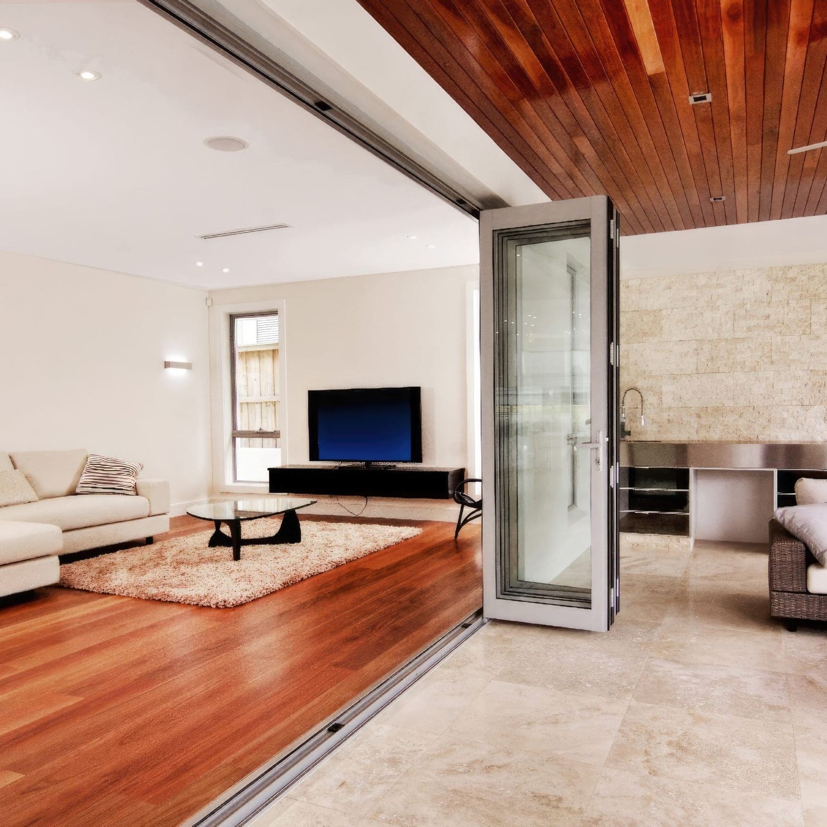 Tuscan Cross Cut Filled & Honed Travertine Tiles gallery detail image