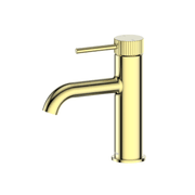 Code Nature Piper Basin Mixer | Textured Handle gallery detail image