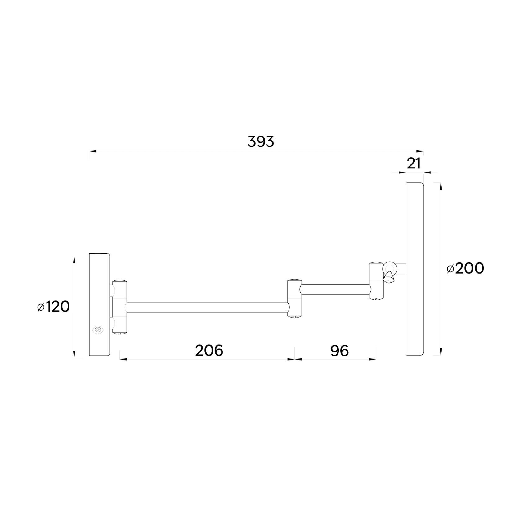 Code Neo Makeup Mirror - 6 Colours gallery detail image