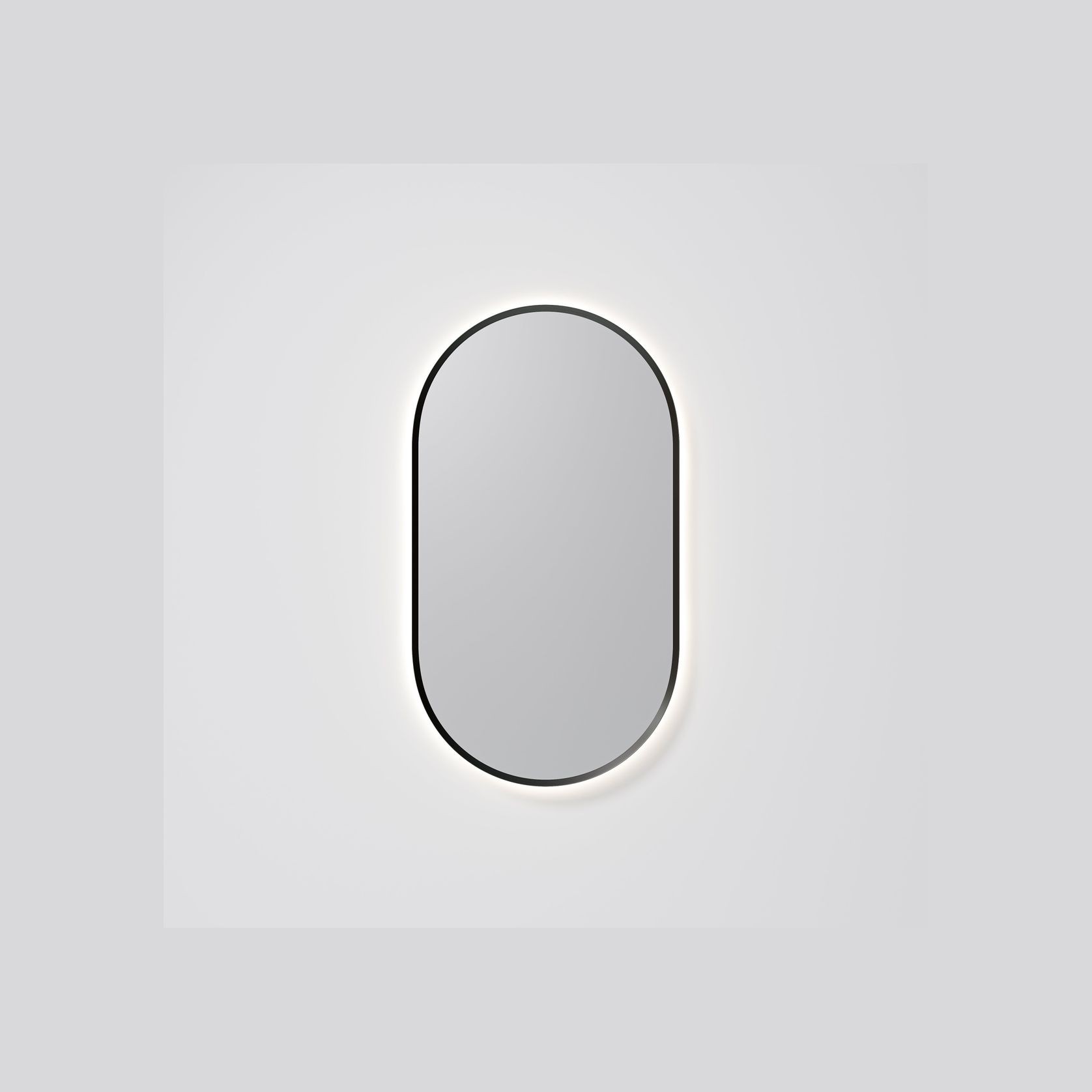 Aura Oval 500x1050 LED Mirror gallery detail image